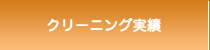 クリーニング実績